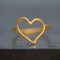 Hand Made Sterling Silver Gold Plated Wire Heart Ring