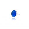 Hand Made Sterling Silver Big Royal Sapphire Blue Pastille Ring